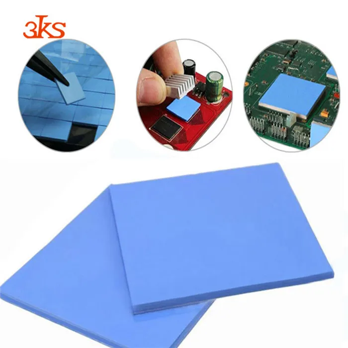 Silicone Rubber Thermal Conductivity Transistor Heat Sink Pads