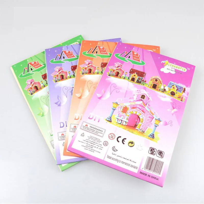 
Высококачественная 3d бумажная модель, игрушечная картонная головоломка, 3d бумажная модель, 3d пазл, пазл-домик 