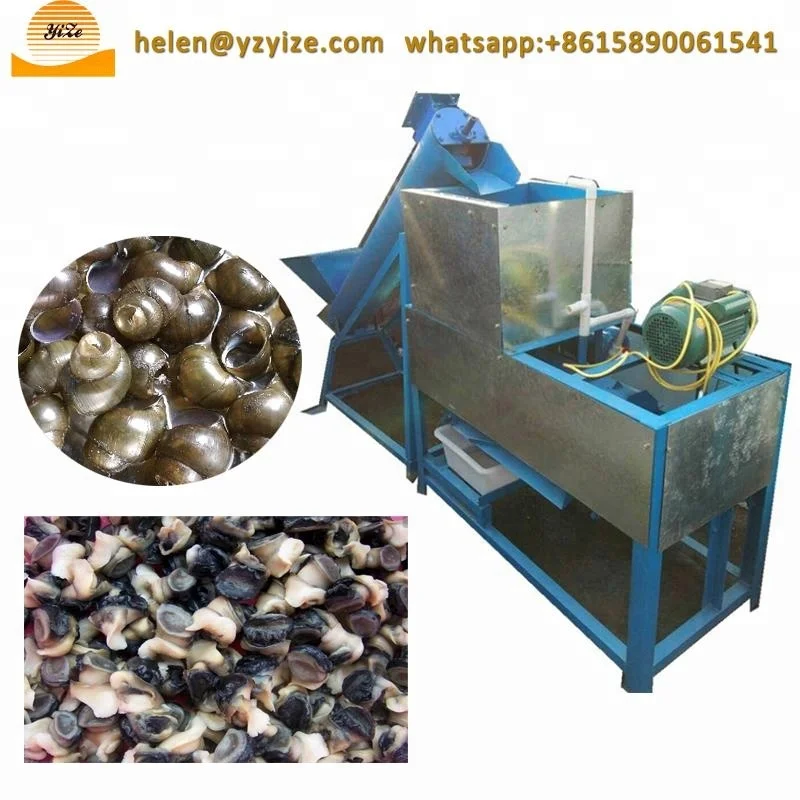 Field Snail Meat and Shell Separator Remover Machine Paludina Deshelled Machine