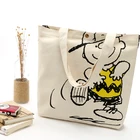 Stock Bag HOT Sales Promotional Full Color Printing Reusable Organic Cotton Shopping Bag