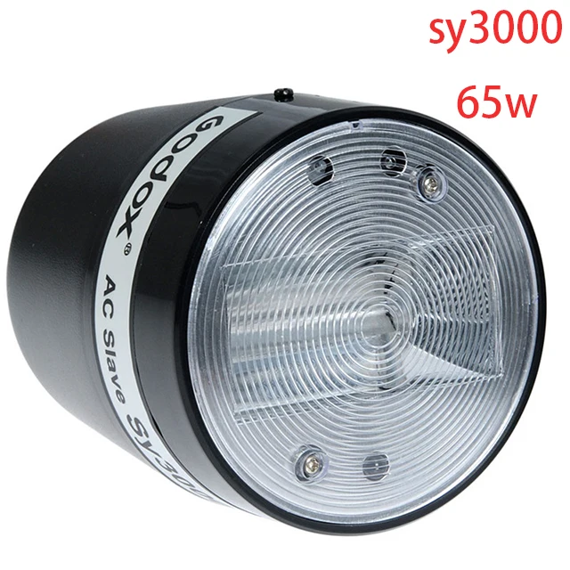 Godox SY3000 Photo Studio Strobe Light E27 Screw AC Slave Flash Strobe Bulb 110V