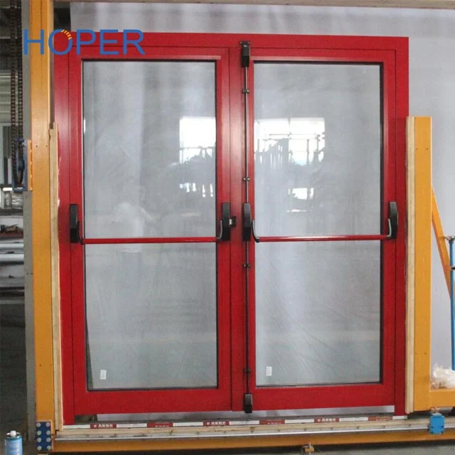 Emergency Fire Exit Doors with Tempered Glass