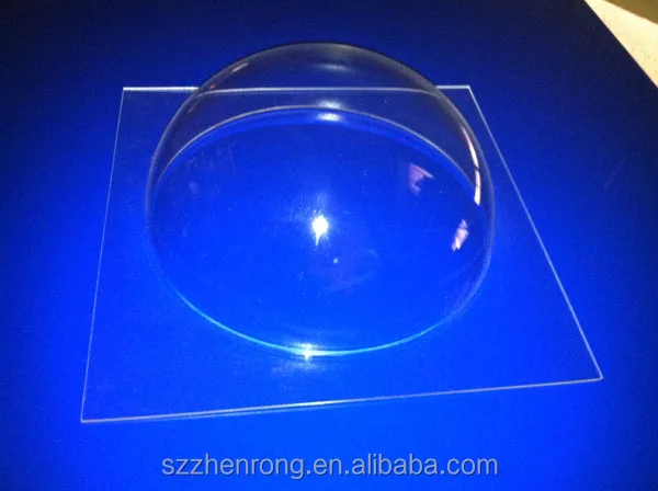 Custom Vacuum Formed Large Plastic Acrylic PP ABS Hemisphere Dome