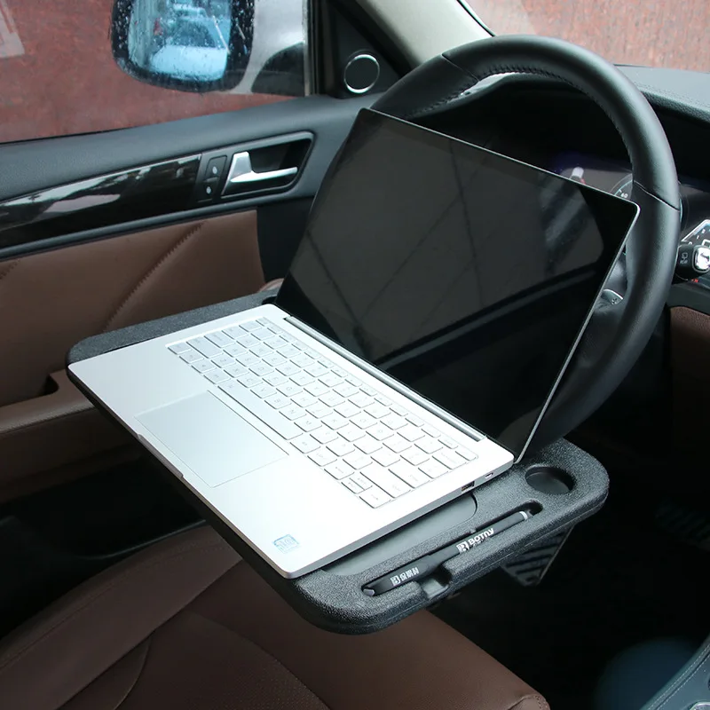 Factory Direct Sales ABS Car Drink Holder Steering Wheel Desk Tray Table Interior Parts Kit for Car Interior Styling