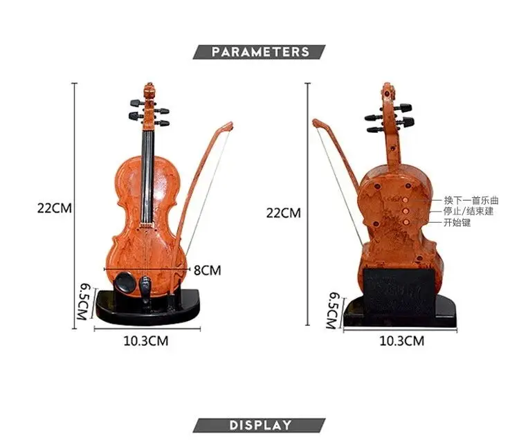 
Пластиковые скрипки музыкальная шкатулка игрушки для детей 