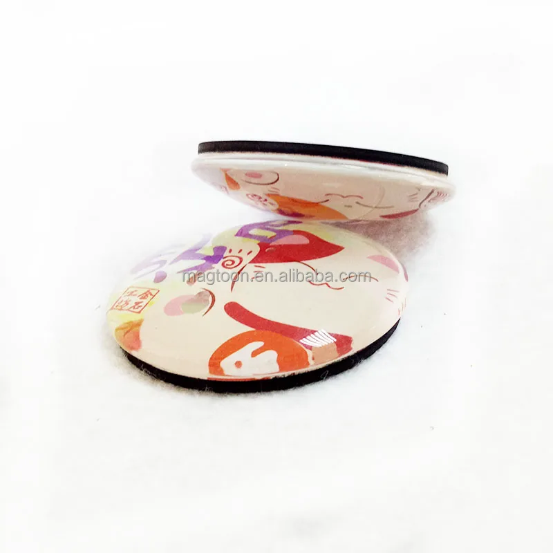 Стеклянный магнит на заказ 3d Круглый купол хрустальный стеклянный для холодильника магниты