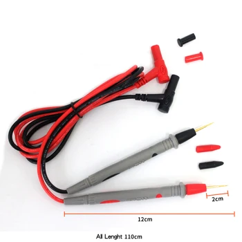Pair Red Black Probe Test Leads Cable for Mutimeter Multi Meter