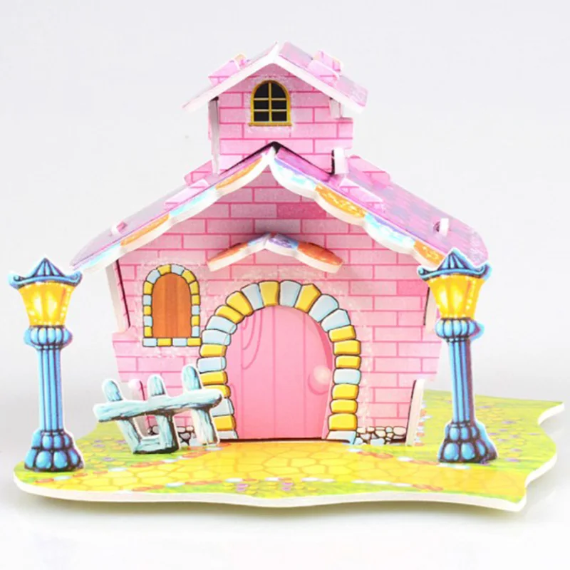 
Высококачественная 3d бумажная модель, игрушечная картонная головоломка, 3d бумажная модель, 3d пазл, пазл-домик 