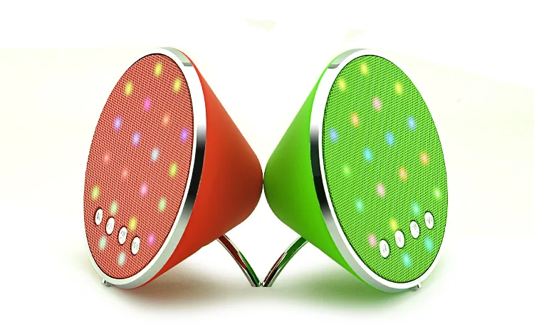 Новинка, милая Беспроводная колонка JY26A BT со светодиодной подсветкой, музыкальный проигрыватель, стереоколонка с басами и держателем