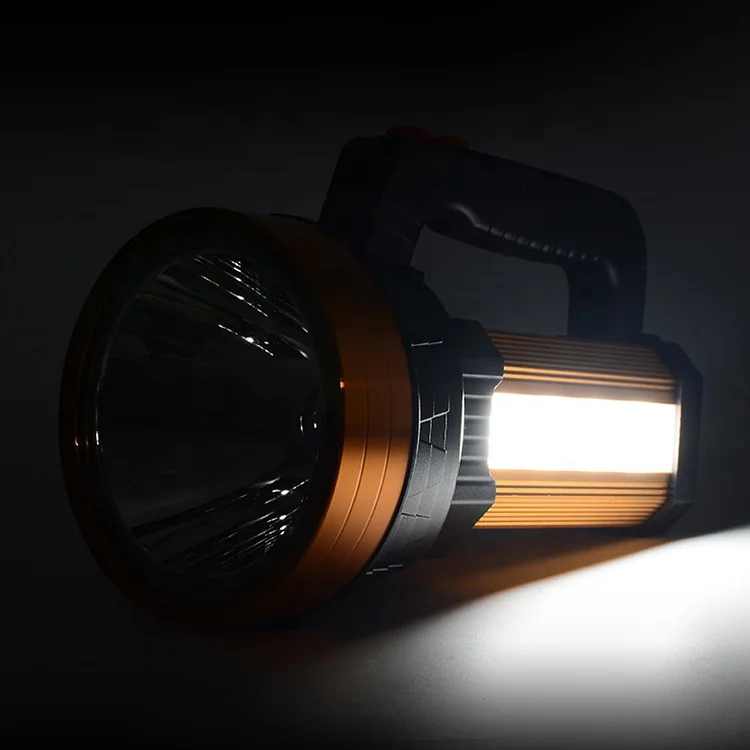 Outdoor  Long Distance Usb Rechargeable Led Searchlight Led Spotlight Torch 10W T6 Search Light Handheld for Camping