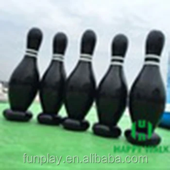 
HI высококачественный надувной набор для боулинга, гигантские надувные шпильки для боулинга 