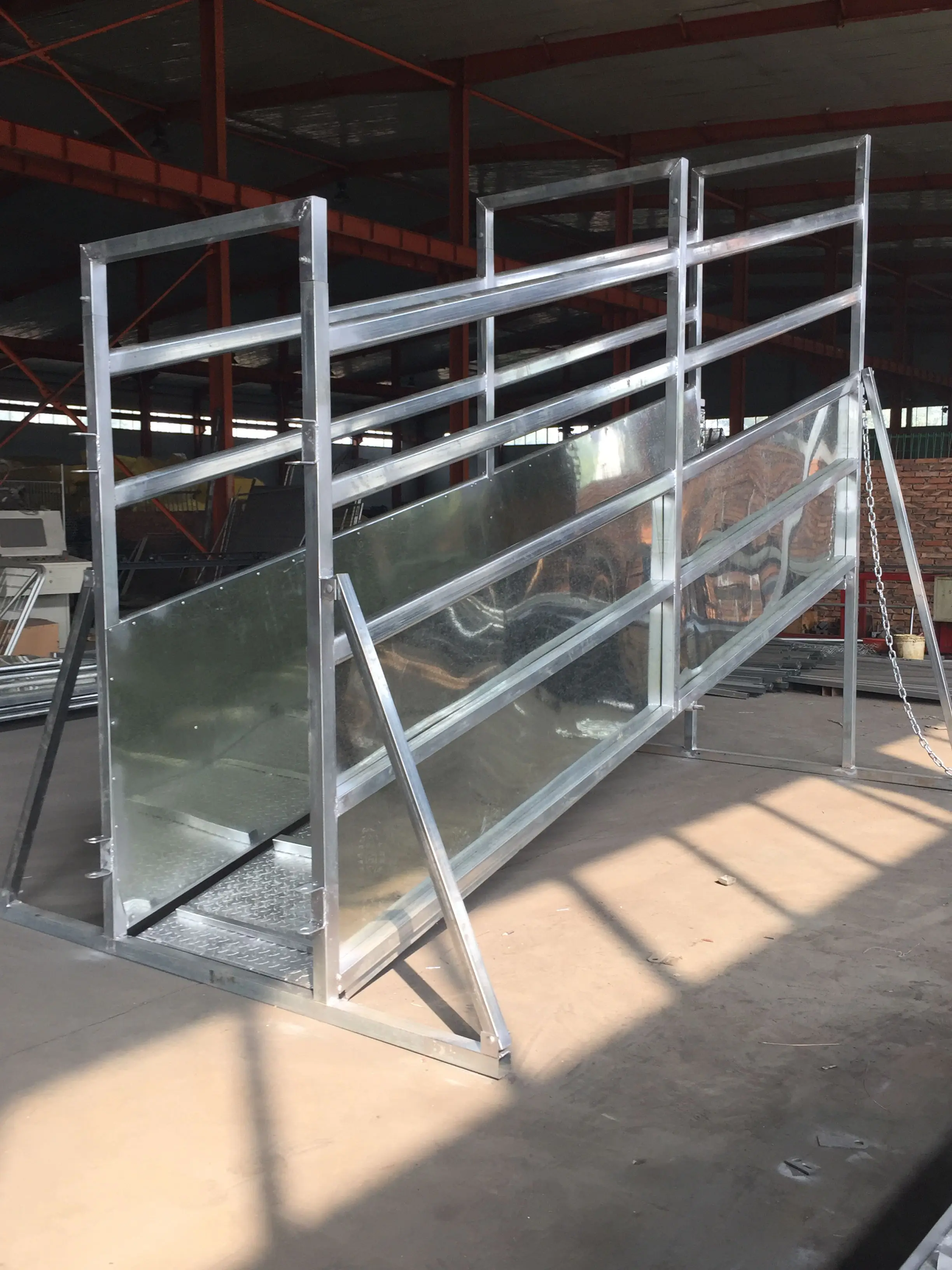 Cattle Handling Equipment Plans Adjustable Loading Ramp