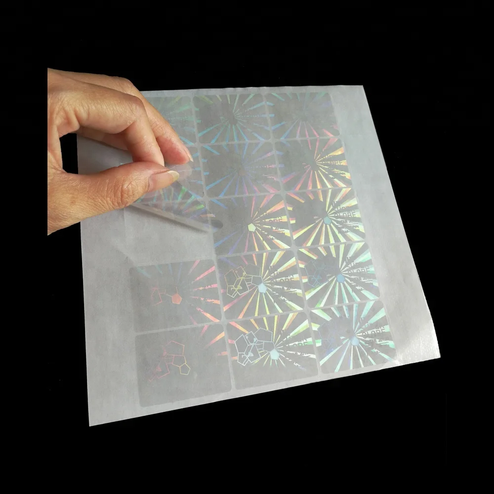 PC Holographic Film is polycarbonate with hologram image.
