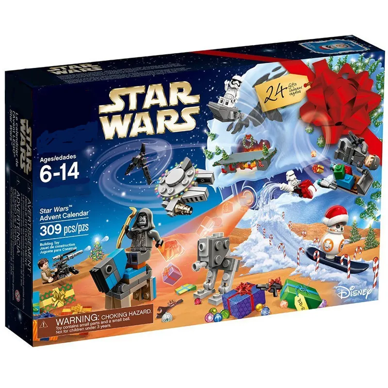 Оригинальная Рождественская упаковочная коробка с календарем