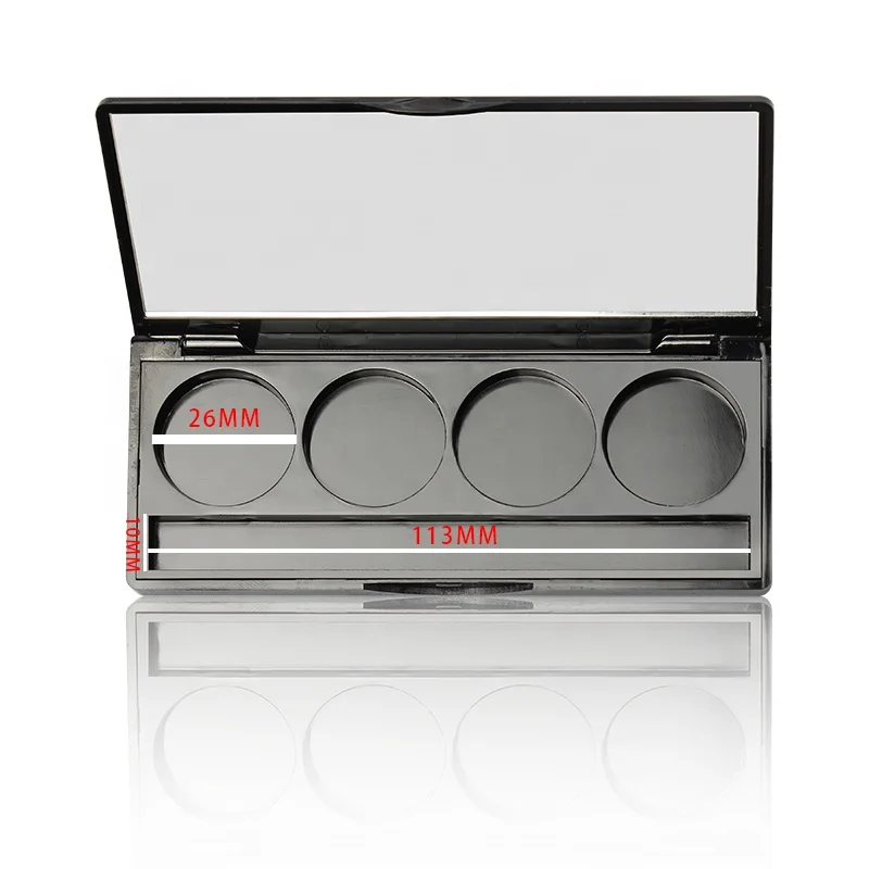 
 4 отверстия, оптовая продажа, лидер продаж, Пустая палитра теней для макияжа  