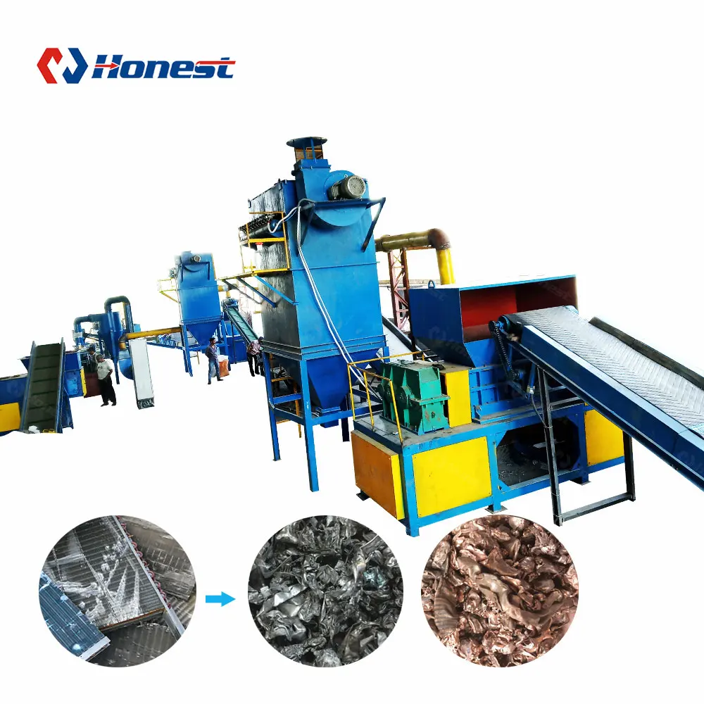 Copper Aluminum Radiator Recycling Machine Efficient Reliable