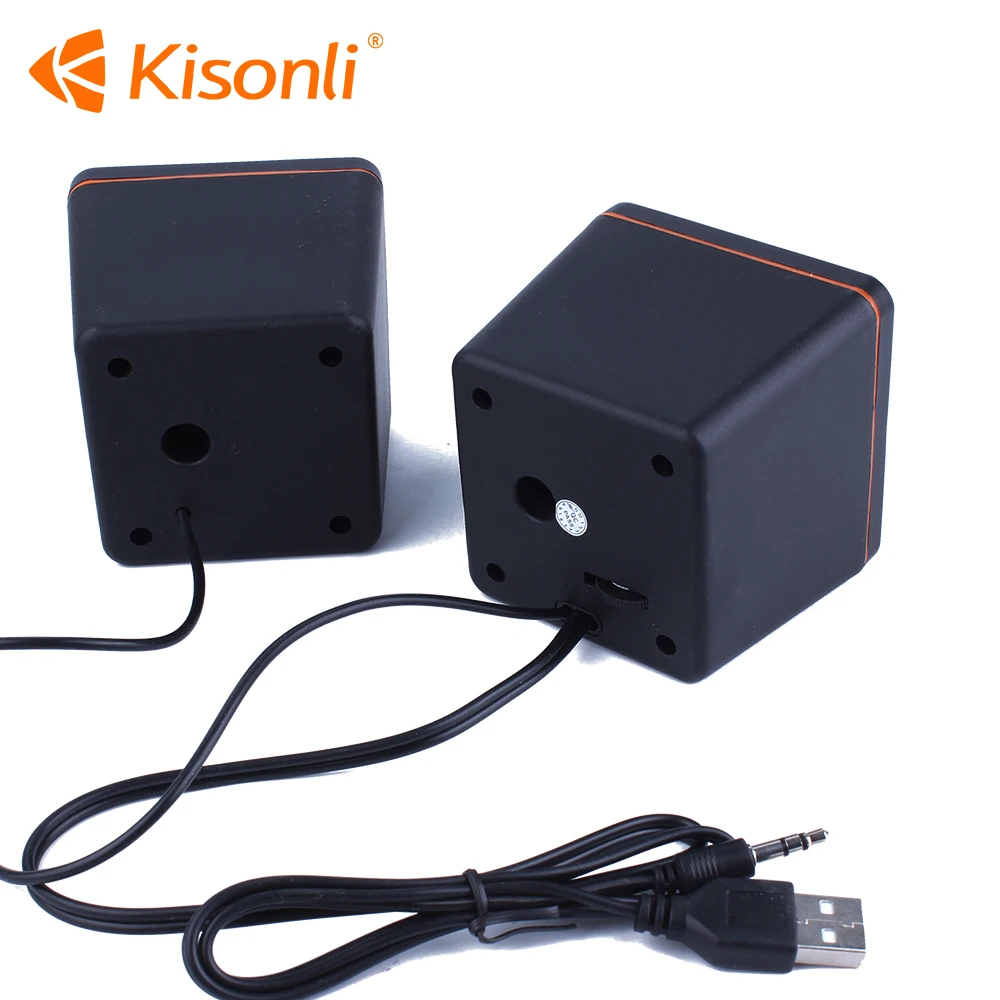 Kisonli V400 Speaker Creative Mini Wired Portable Usb Computer Speaker