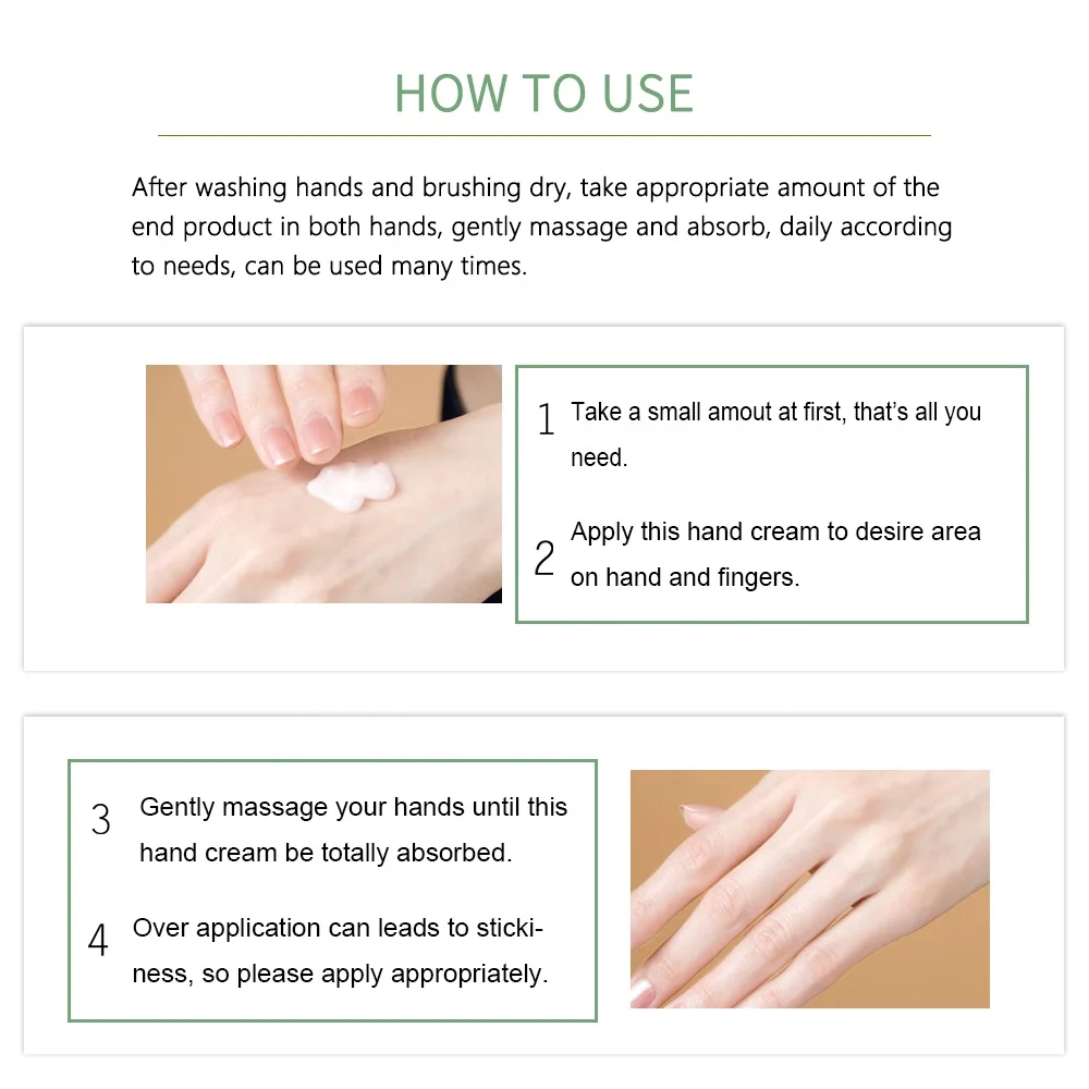 wholesale best natural Avocado whitening hand cream