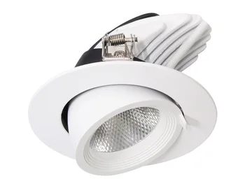 4 inch Dimmable LED Adjustable Gimbal Eyeball Retrofit Recessed Downlight 10W 65W Replacement Directional Swivel Can Lighting