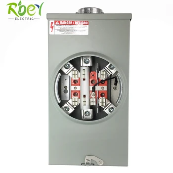 200 Amps Electric Meter Socket Base / 3 Phase Watt Meter Socket - Buy ...