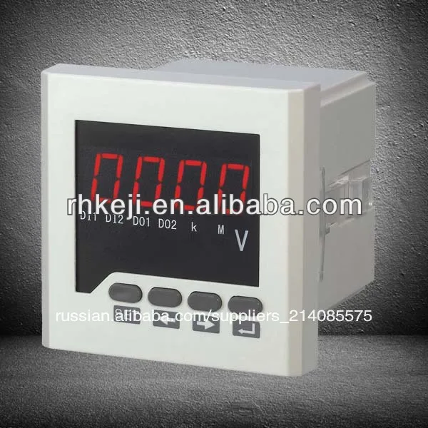 80*80 квадратных 12v вольтметр переменного тока измеритель напряёения rh-av71