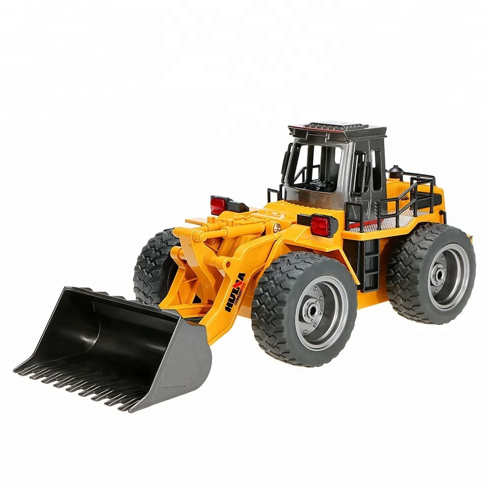 HUINA 1520 6 Channel 1/16 RC Metal Bulldozer Excavator Remote Control Toys Car 