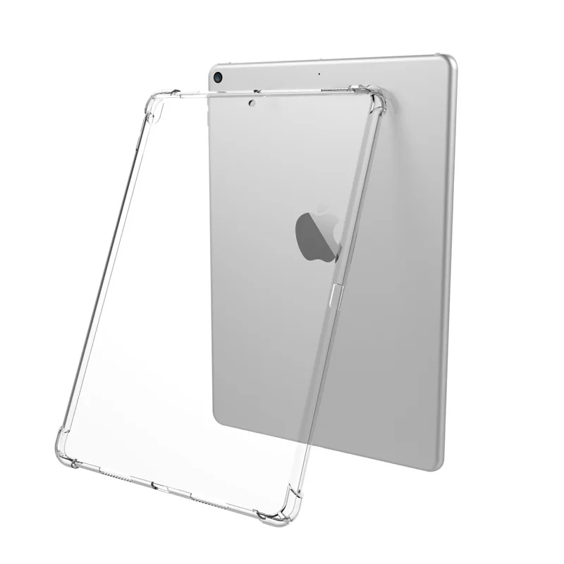 Transparent Soft Clear TPU Silicone Protector Cover Case For Apple iPad Tablets 