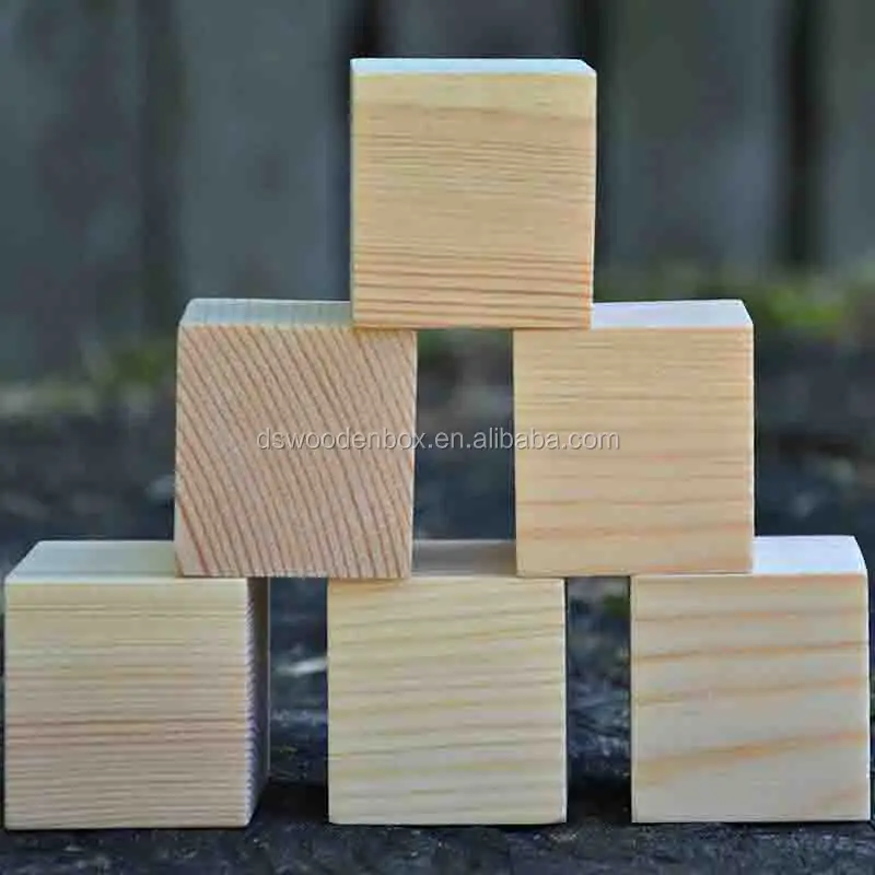 large wooden blocks for crafts