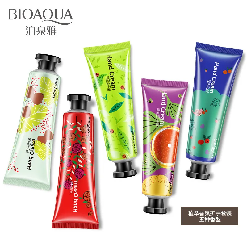 Bioaqua Planting Fragrance Moisturizing Hand Cream Prevent Drying and Exfoliating Hand Care