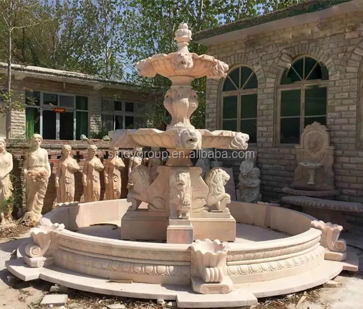 natural stone garden water fountains