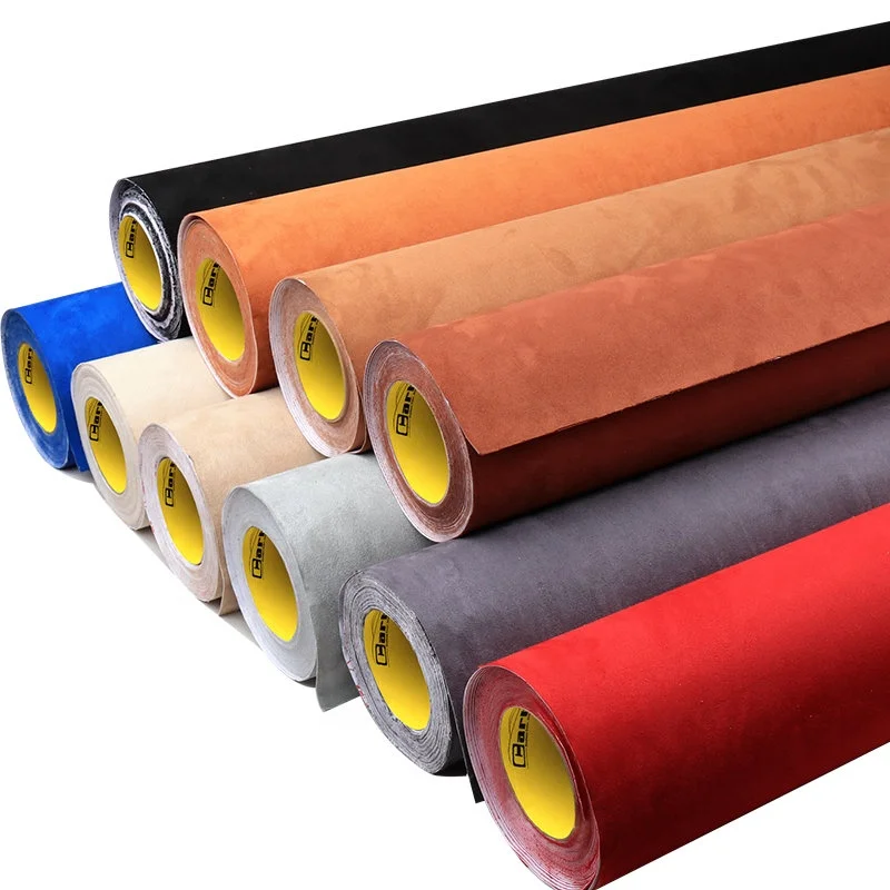 Alcantara Suede Fabric Adhesive Vinyl Plenka For Cars 1.35*15m