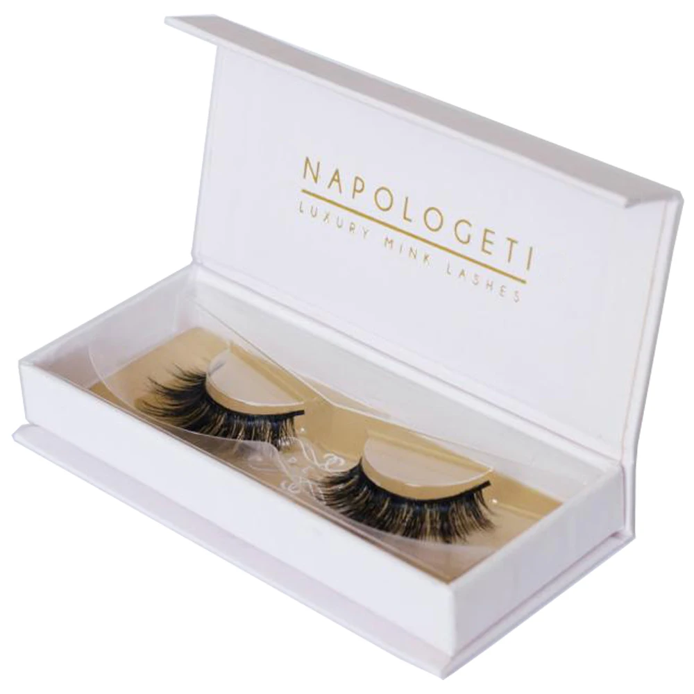 Custom Eyelash Packaging Boxes Bulk Wholesale - Affordable Hard Cases with White PVC Trays for Your Brand