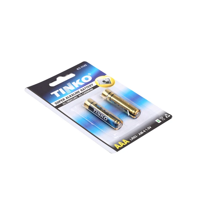 TINKO Directly Best Selling Factory  LR03 Size AAA 1.5V Alkaline Battery