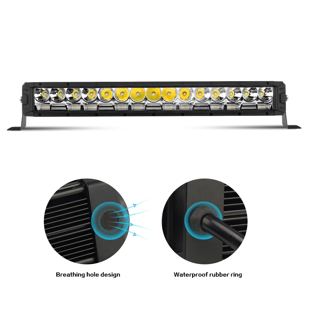 2020 высокой мощности дальнего света дневных ходовых огней Dual Row DRL ATV UTV 4X4 8