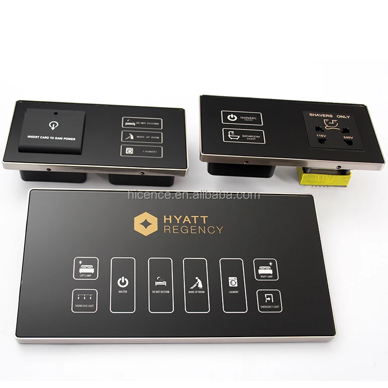 Hotel Bedside Touch Control Panel for Hotel Guest Control System Bed or Table Side