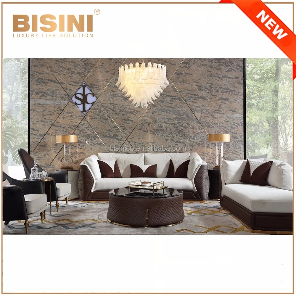 Italy New Design Simple Style Comfortable High Quality Leather Sofa Couch Living Room Furniture Sectional Sofa Set For Home Hote View Living Room Sofa Set Bisini Product Details From Zhaoqing Bisini Furniture And