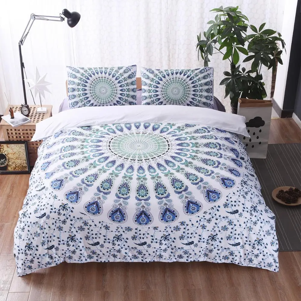 90gsm Microfiber Fabrics Luxury King Size Bedding Sets Bohemian Paisley Duvet Cover Comforters Set Bedspread Buy King Size Bedding Sets Bedding Fabric Bedspread Product On Alibaba Com