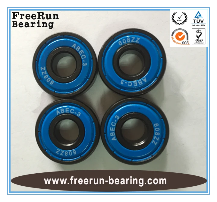 High Speed and Long Life Skate Board Wheels 608ZZ 608-2RS Bearings