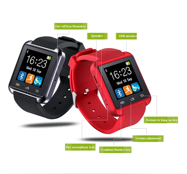 Bluetooth Smart Watch U8 Watch Sport Watch for Samsung S4/Note 2/Note 3 HTC  Android Phone Smartwatch | Wish