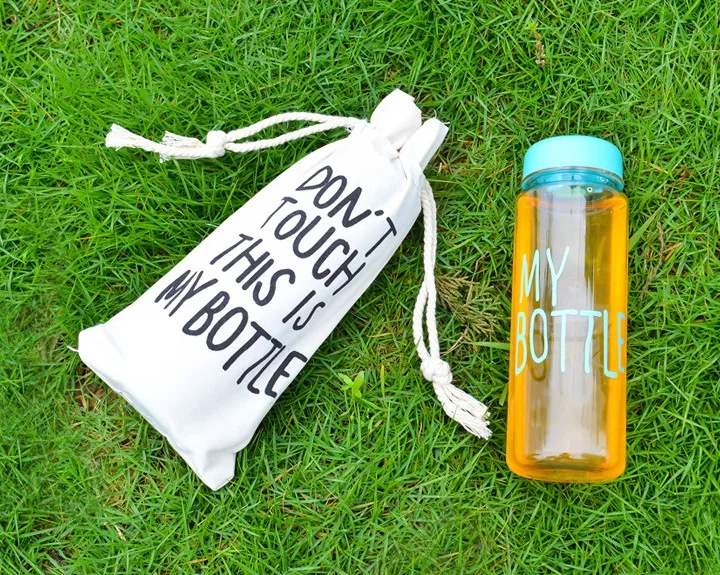 
16 унций, моя бутылка без бисфенола А, пластиковая Экологически чистая прозрачная пластиковая бутылка для воды для напитков 