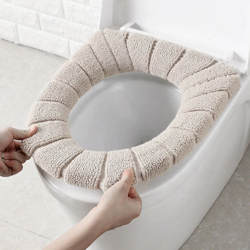 Hot Sell Pad Washable Bathroom Toilet Seat Cover Mat Toilet Warmer Closestool 