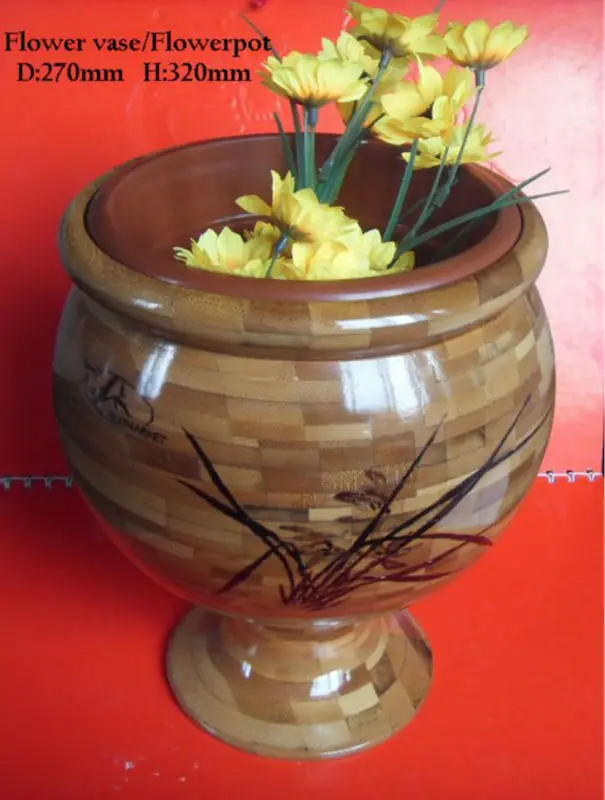Bamboo flowerpot (cup-shaped) #3