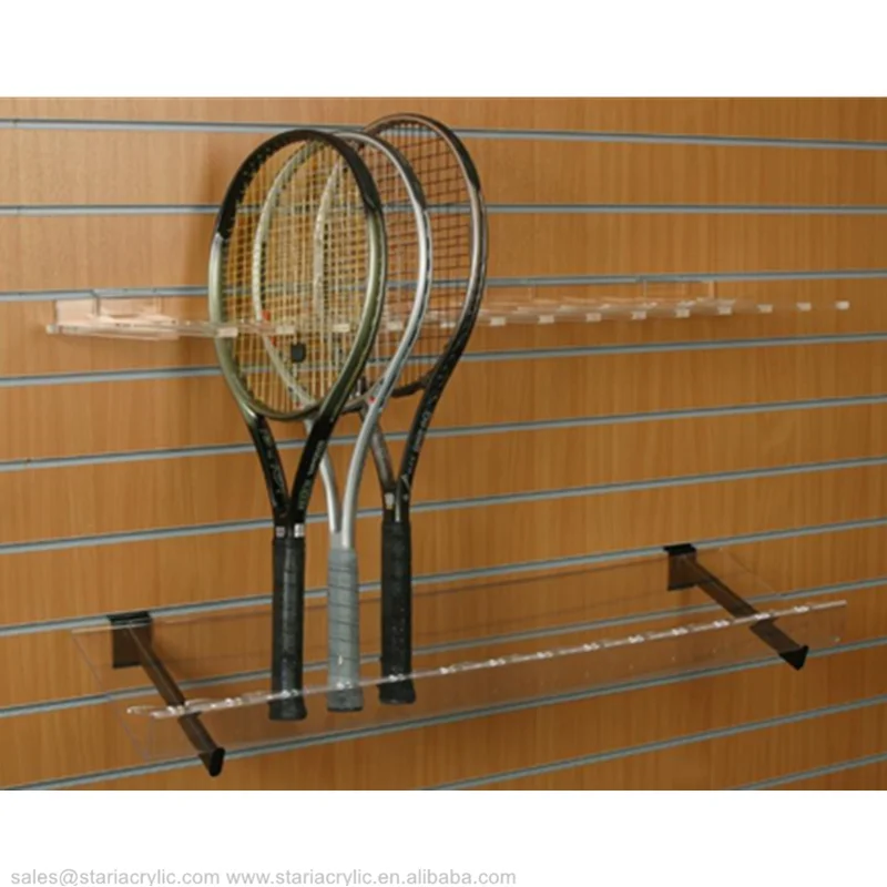 Support Mural Transparent En Acrylique Pour Raquettes De Ping-pong - Gain De Place, Design Moderne Pour Salon Ou Salle De Sport
