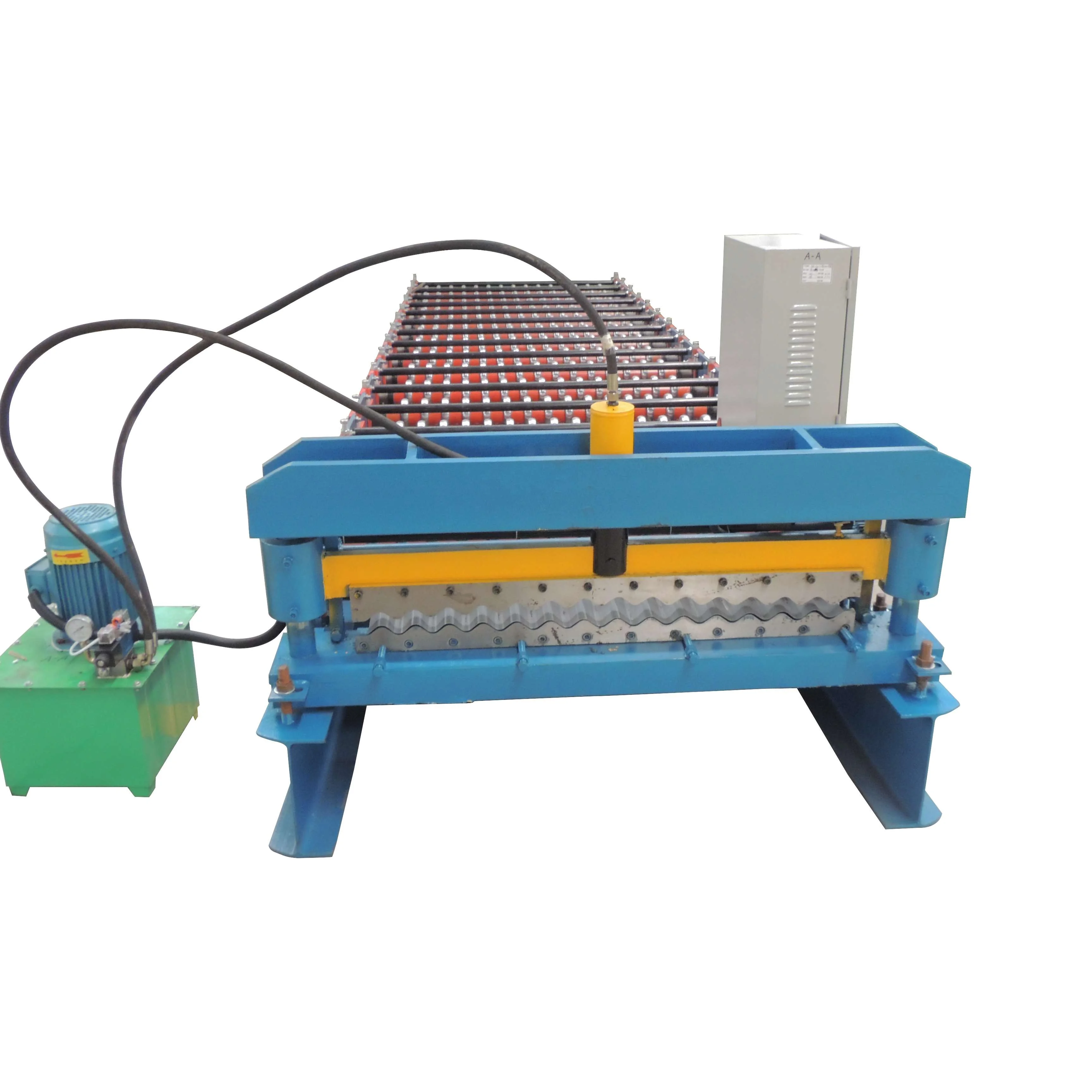 Corrugated Sheet Metal Roofing Roll Forming Machine