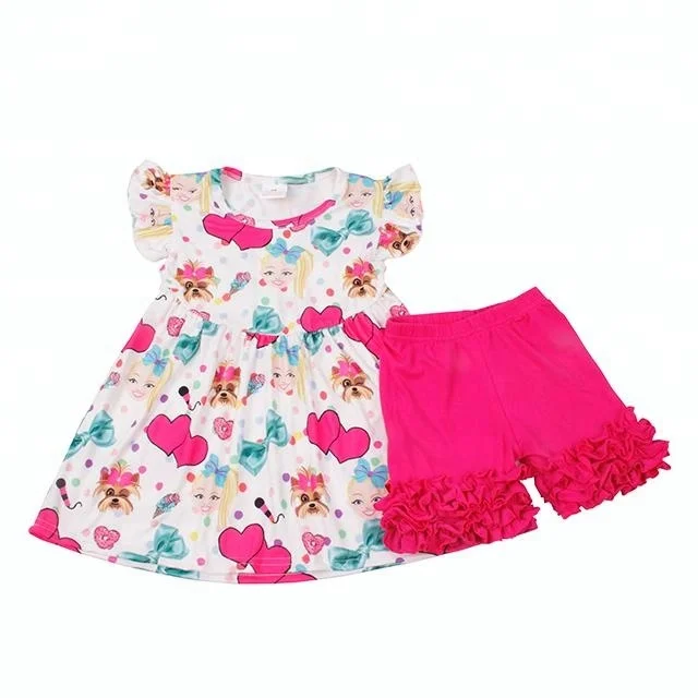 女の子ジョジョ柄パールドレス ローズレッドショーツ卸売子供服のファッション夏のブティック衣装 Buy 正装 女性コスチュームベビークリスマス服 ジョジョ女の子扮用ウサギ 18新しいファッション女の赤ちゃん服 Product On Alibaba Com