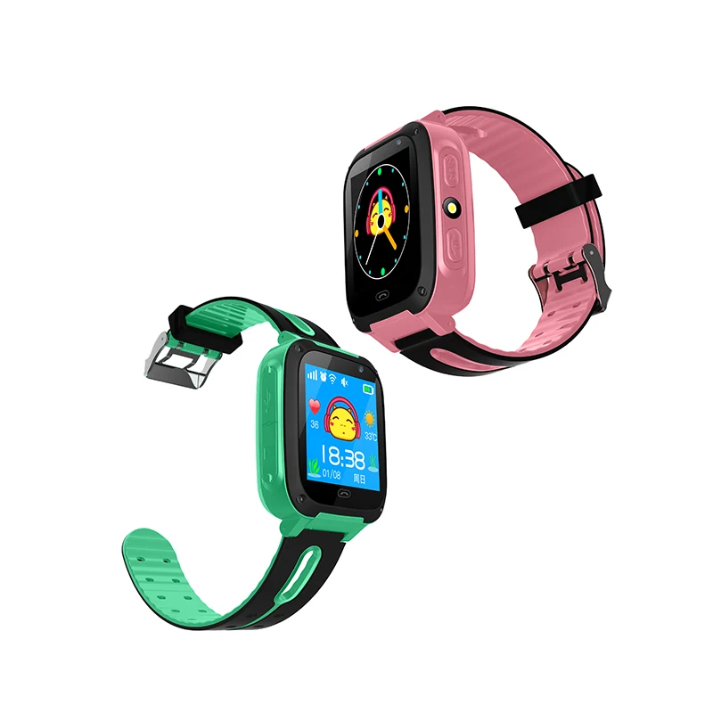 
2g Детские Смарт-часы телефон с GPS-трекером sim-карта анти-потеря sos Вызов для мальчиков и девочек день рождения Q9 фитнес-трекер 