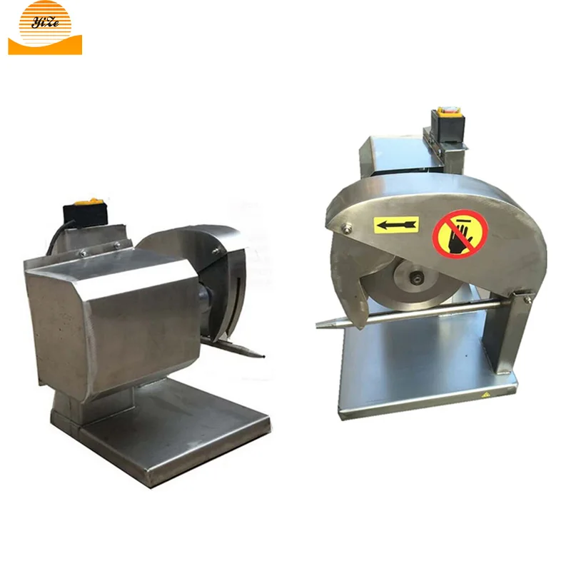 Manual Thick stainless steel cutting dicing slicer cut chicken and duck  goose Slicer machine Frozen Meat Cutter Slicer Machine