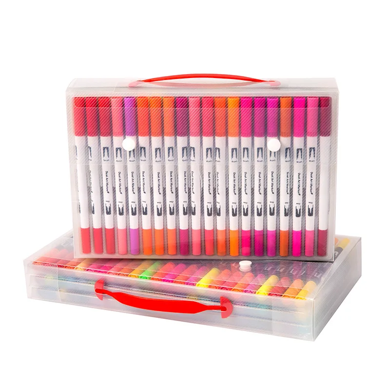 Dry Erase Markers Hethrone Colouring Pens For Adults 100 Colors