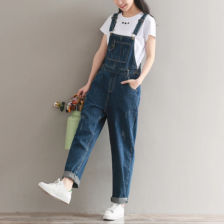 Basic Letter Jacquard Hooded Denim Jumpsuit with Drawstring Waist Women One  Piece Overalls Jeans Casual Loose Romper Playsuits - AliExpress