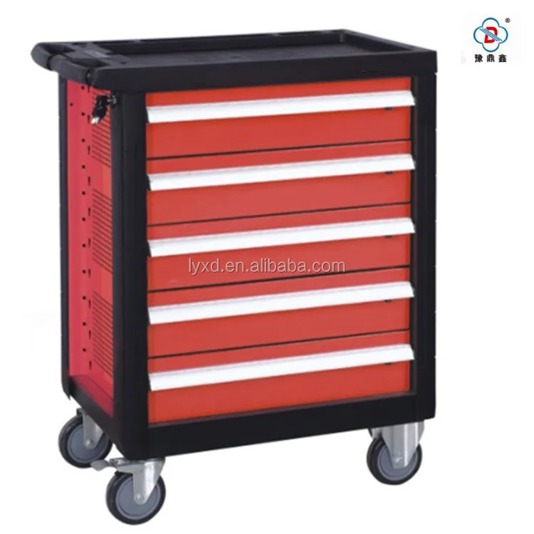 Red Cheap Garage Workshop Tool Box Roller Cabinet with